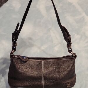The Sak Brown Pebbled Leather Hobo Bag